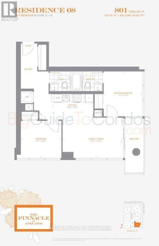 808 - 295 Adelaide Street W, Toronto, Ontario  M5V 0L4 - Photo 13 - C12787106