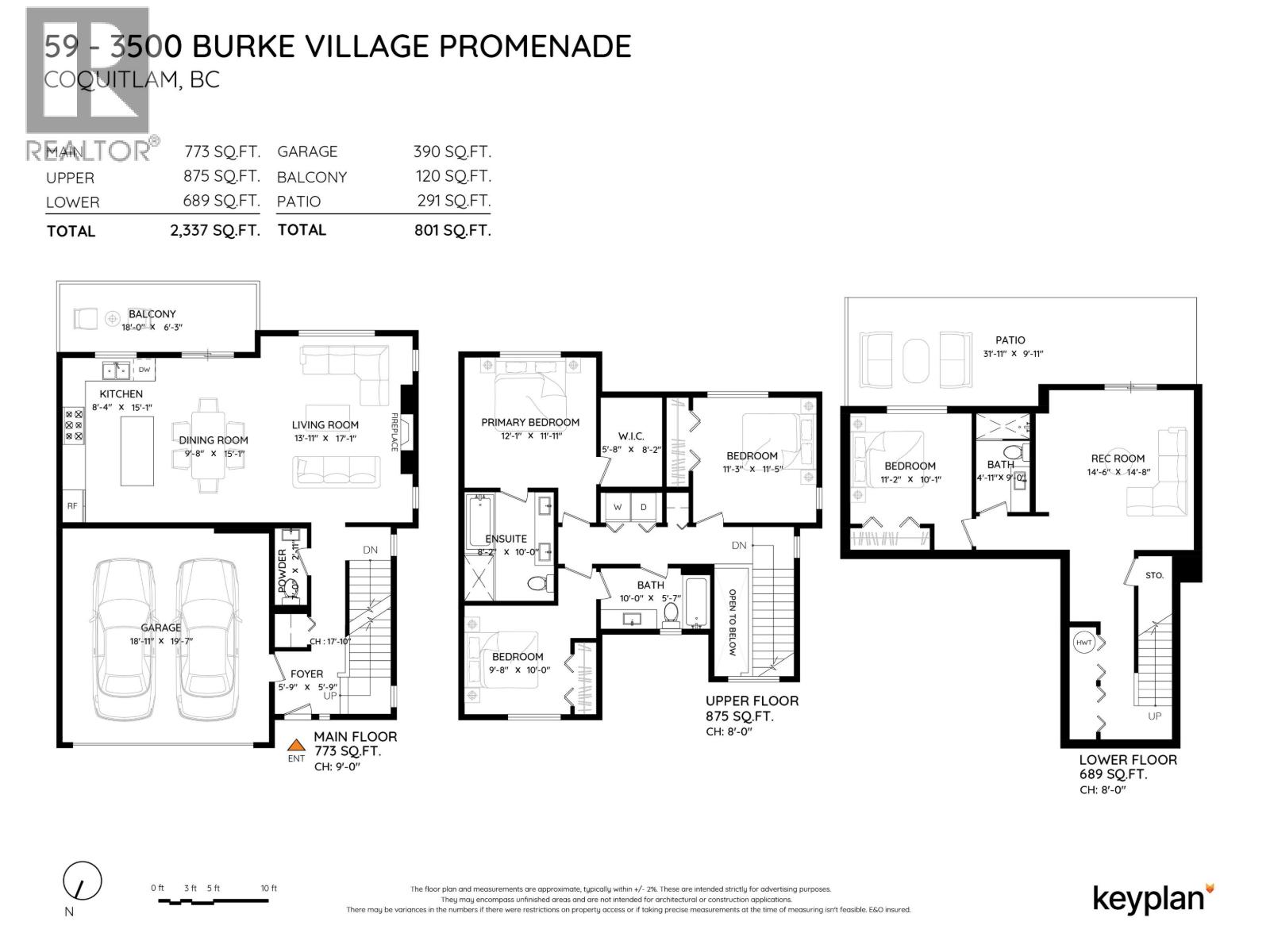 59 3500 Burke Village Promenade, Coquitlam, British Columbia  V3E 0N2 - Photo 40 - R3089904
