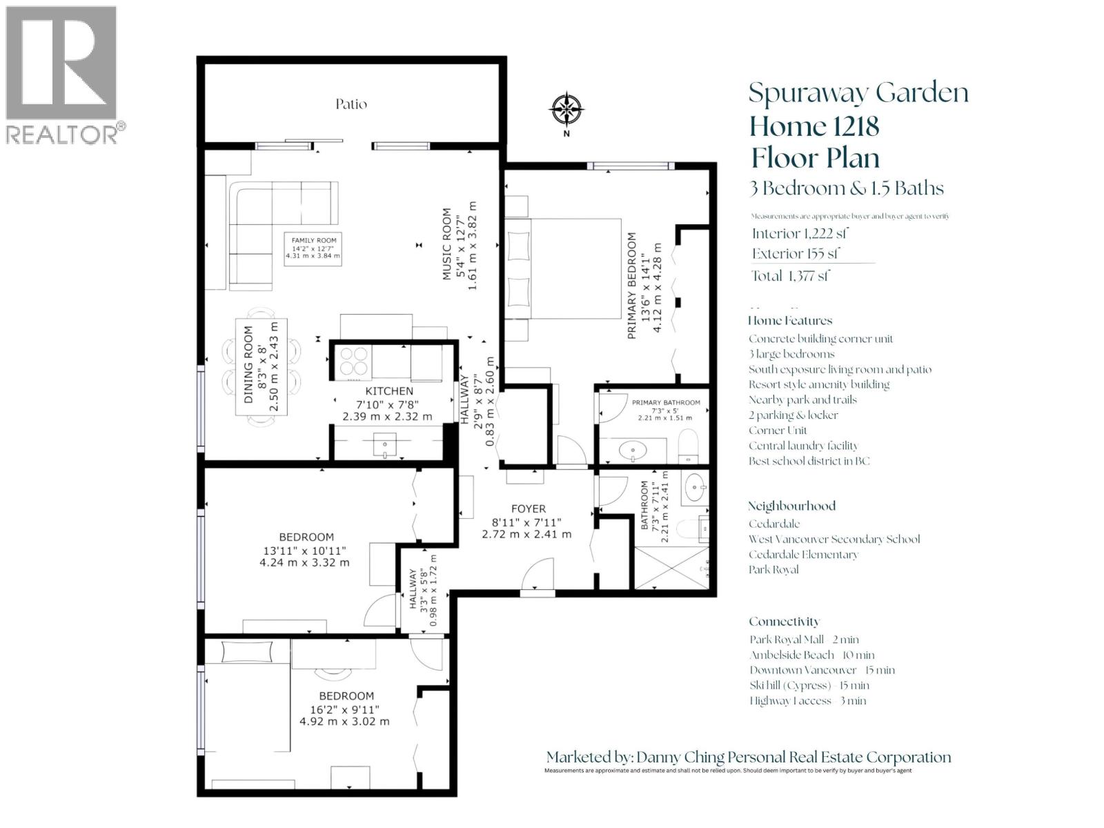 1218 235 Keith Road, West Vancouver, British Columbia  V7T 1L5 - Photo 2 - R3089773