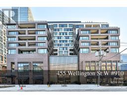 910 - 455 WELLINGTON STREET, Toronto, Ontario