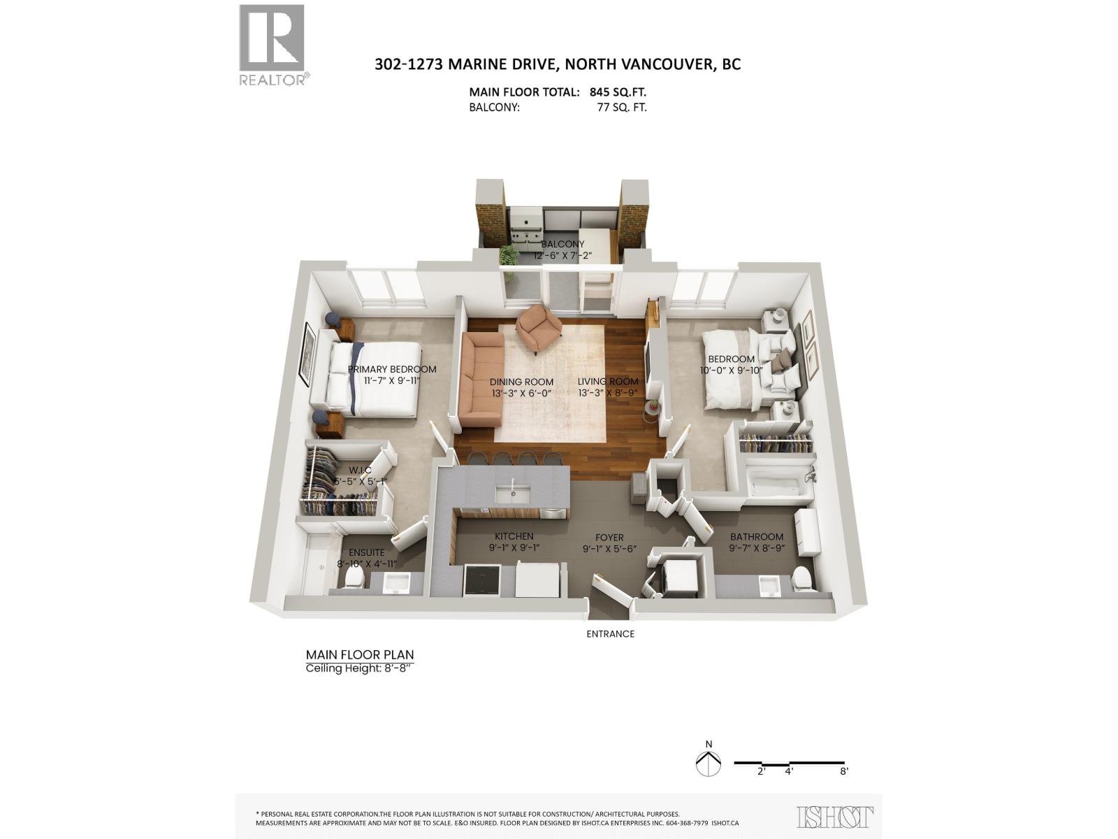 302 1273 Marine Drive, North Vancouver, British Columbia  V7P 1T3 - Photo 26 - R3082348