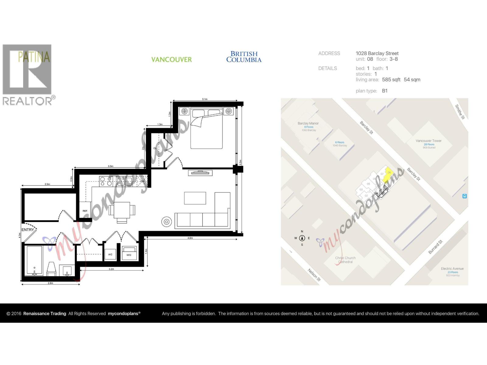 808 1028 Barclay Street, Vancouver, British Columbia  V6E 0B1 - Photo 2 - R3088771