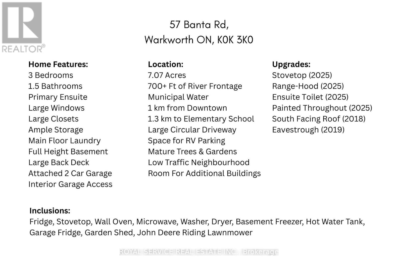 57 Banta Road, Trent Hills (Warkworth), Ontario  K0K 3K0 - Photo 48 - X12771730