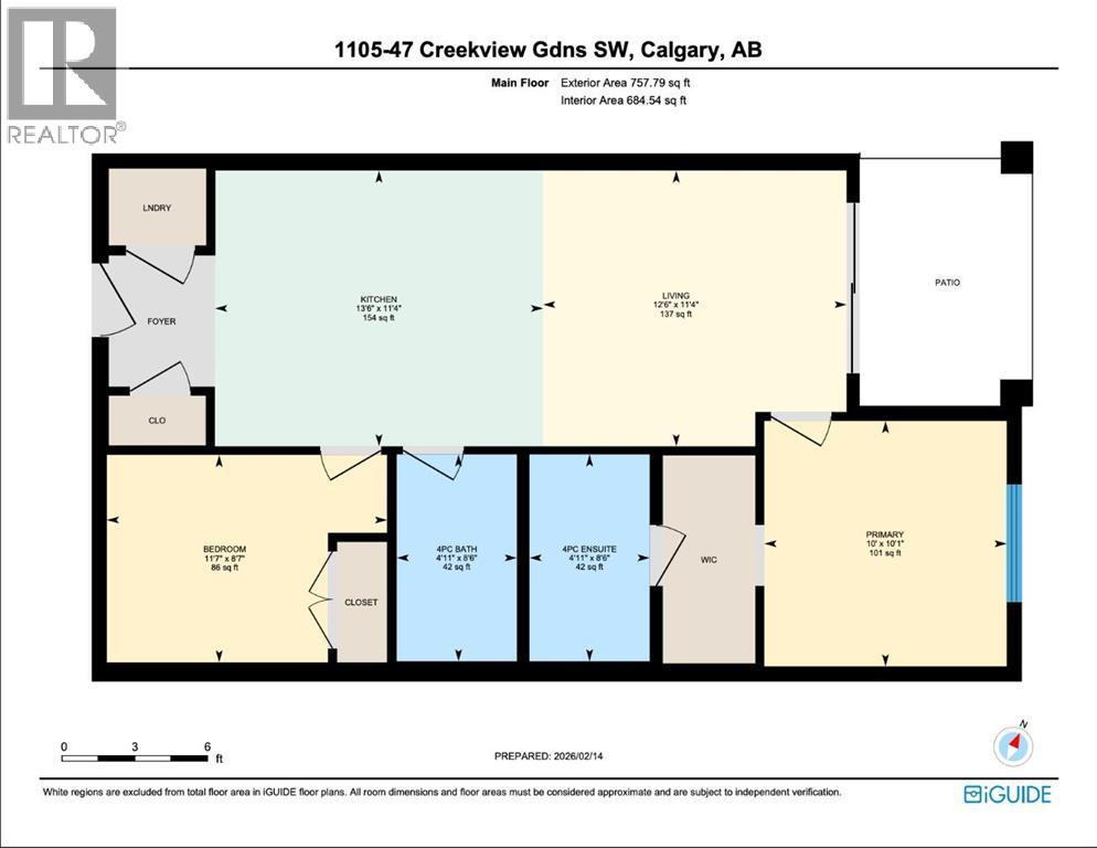 1105, 47 Creekview Gardens Sw, Calgary, Alberta  T2X 4Y1 - Photo 20 - A2286508