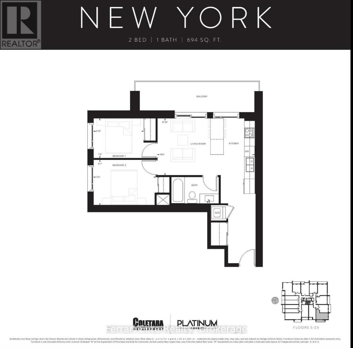 1114 - 15 Queen Street S, Hamilton, Ontario  L8P 0C6 - Photo 2 - X12791238