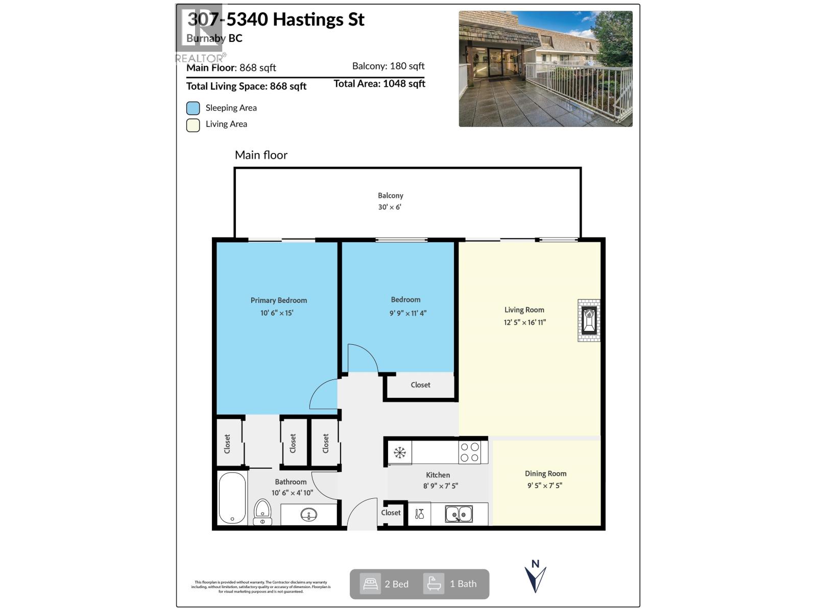 307 5340 Hastings Street, Burnaby, British Columbia  V5B 1R1 - Photo 3 - R3079915