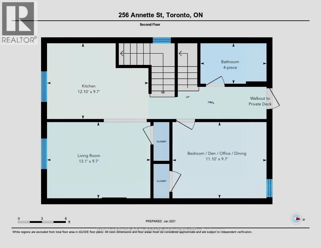 Upper - 256 Annette Street, Toronto, Ontario  M6P 1R1 - Photo 3 - W12791518