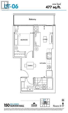 506 - 150 Fairview Mall Drive, Toronto, Ontario  M2J 4T1 - Photo 2 - C12794410