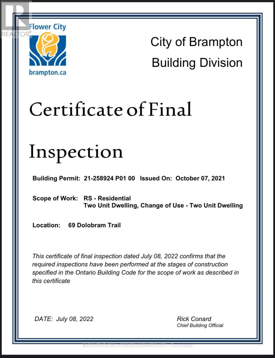 69 Dolobram Trail, Brampton, Ontario  L7A 4Y4 - Photo 45 - W12788210