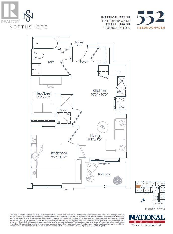 607 - 500 PLAINS ROAD E, Burlington, Ontario