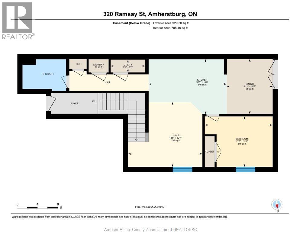 322 Ramsay Unit# Lower, Amherstburg, Ontario  N9V 1Y5 - Photo 19 - 26003452