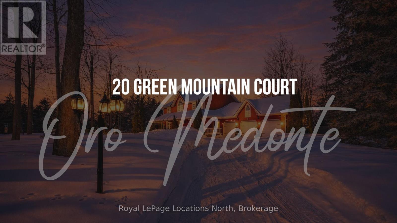 20 GREEN MOUNTAIN COURT, Oro-Medonte, Ontario