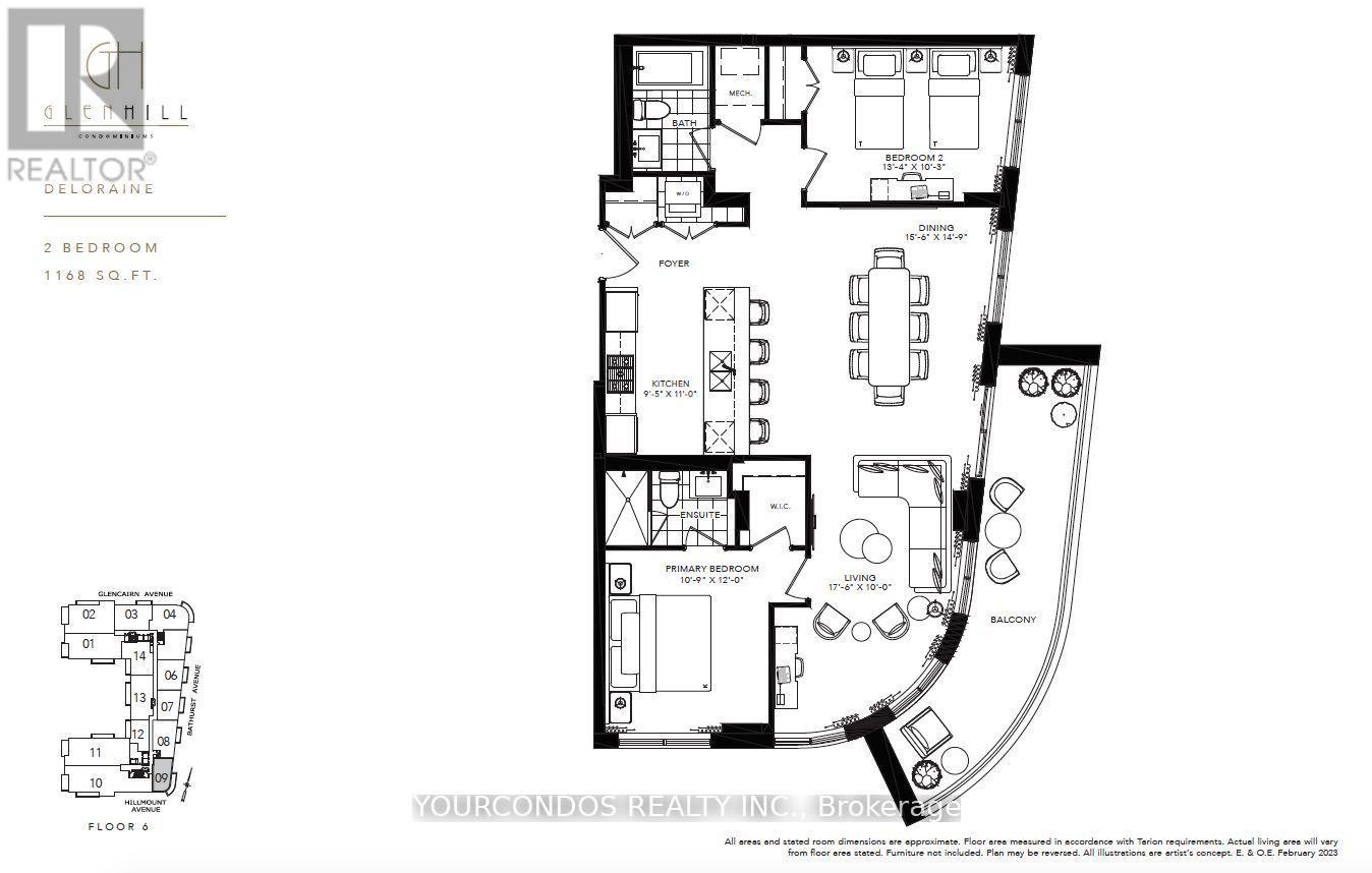 609 - 505 Glencairn Avenue, Toronto, Ontario  M6B 0B2 - Photo 33 - C12802516