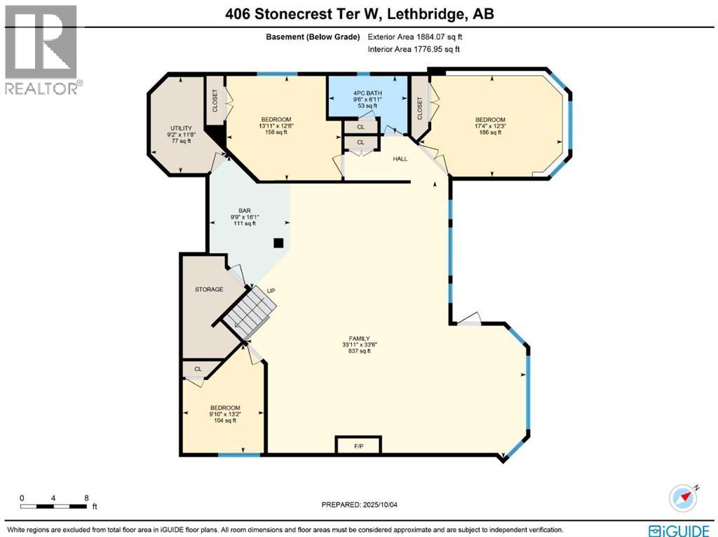 406 Stonecrest Terrace W, Lethbridge, Alberta  T1K 5T1 - Photo 42 - A2285040