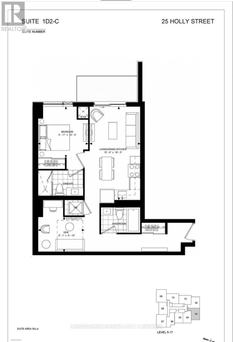 1003 - 25 HOLLY STREET, Toronto, Ontario