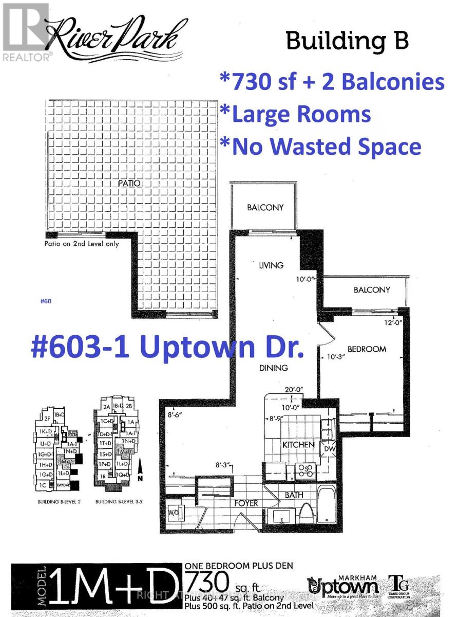 603 - 1 UPTOWN DRIVE, Markham, Ontario