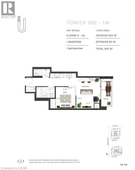 15 Wellington Street S Unit# 1805, Kitchener, Ontario  N2G 0E4 - Photo 2 - 40806007