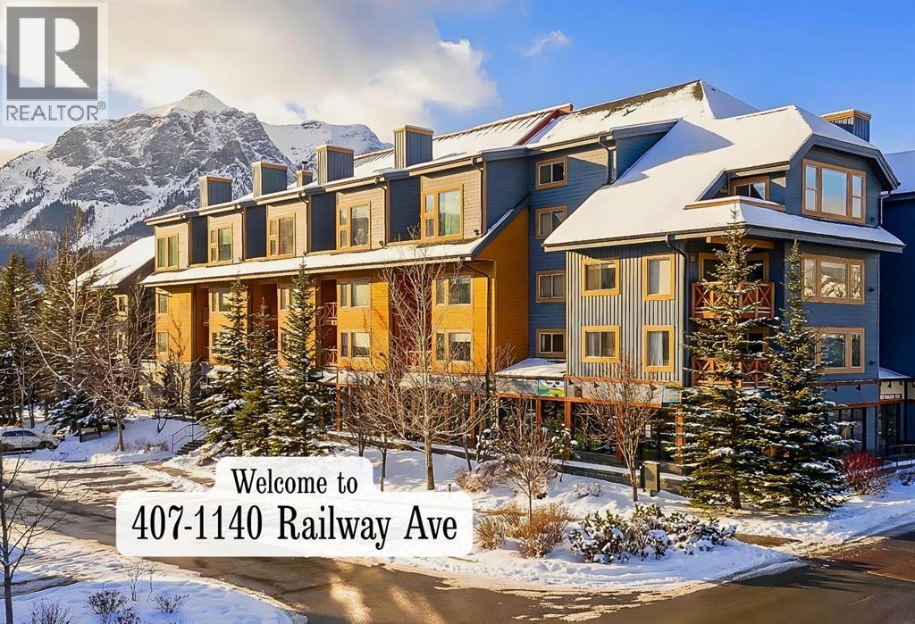 407, 1140 Railway Avenue, Canmore, Alberta  T1W 1P4 - Photo 1 - A2284764