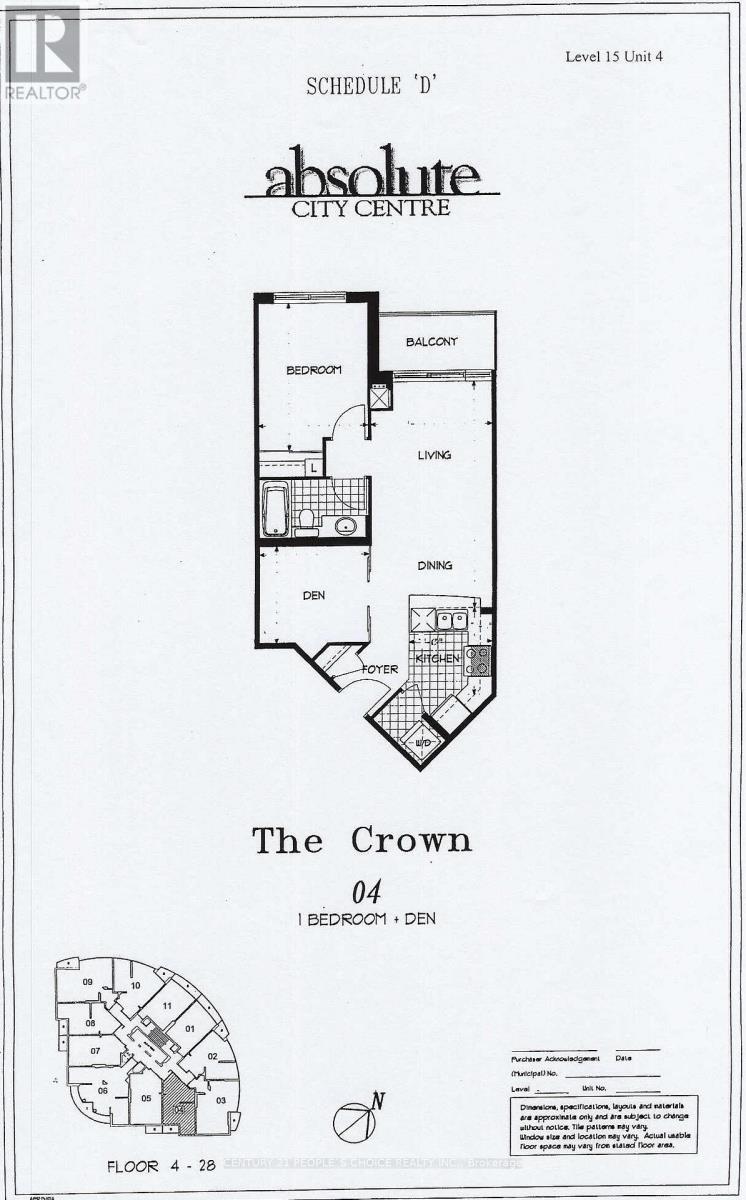 1504 - 70 Absolute Avenue, Mississauga, Ontario  L4Z 0A4 - Photo 16 - W12808322