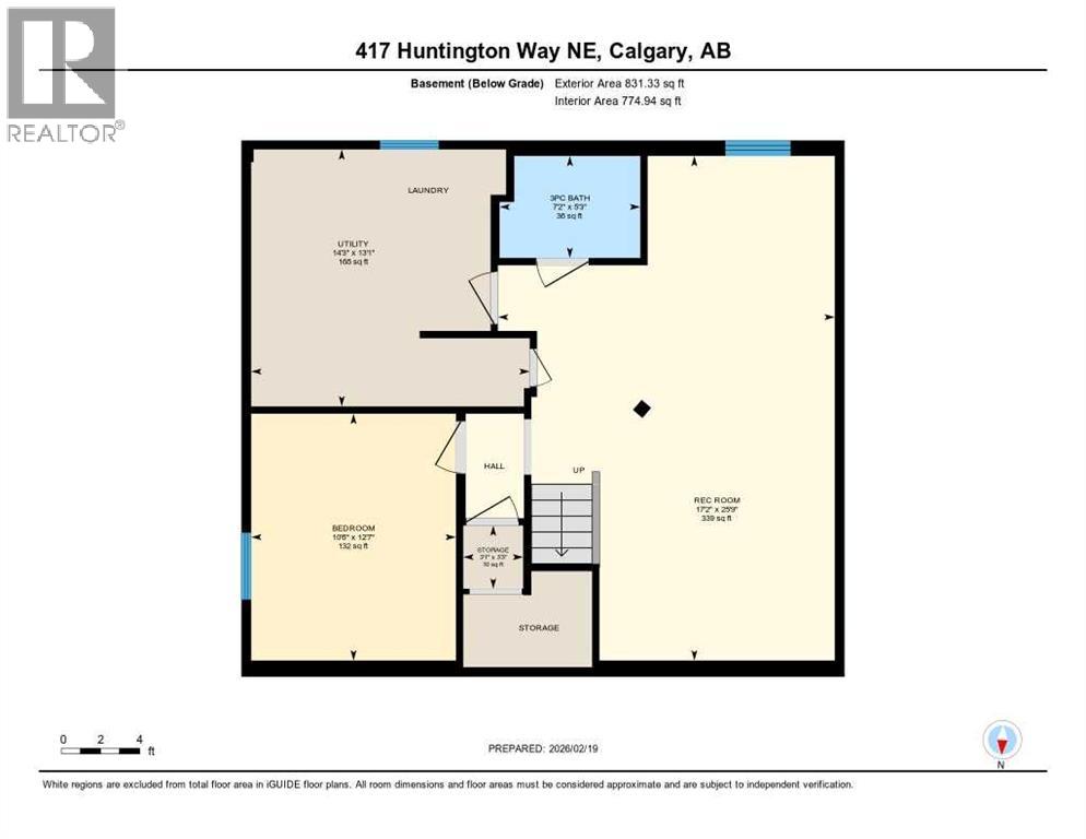 417 Huntington Way Ne, Calgary, Alberta  T2K 5A7 - Photo 23 - A2287372