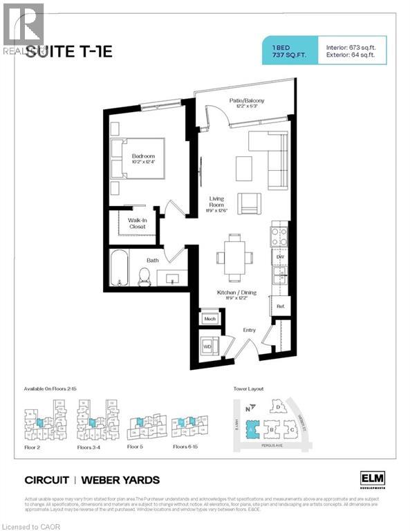 1333 Weber Street E Unit# 1109, Kitchener, Ontario  N2A 1C2 - Photo 22 - 40804577