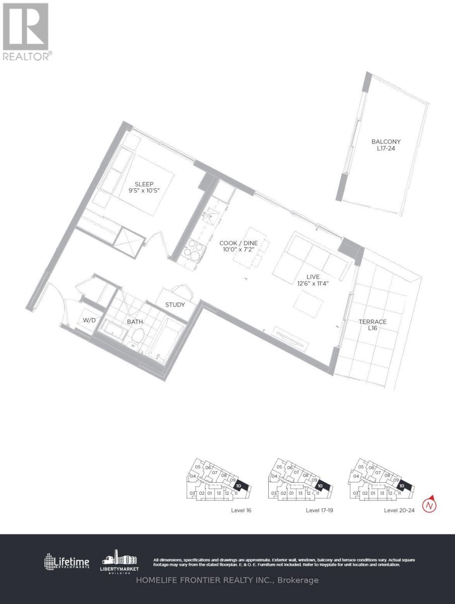 1610 - 135 Liberty Street, Toronto (Niagara), Ontario  M6K 0G7 - Photo 24 - C12809900