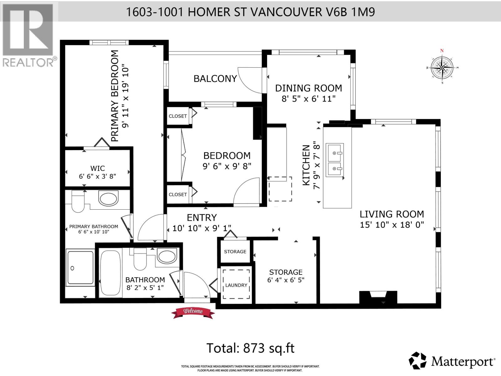 1603 1001 Homer Street, Vancouver, British Columbia  V6B 1M9 - Photo 4 - R3086253