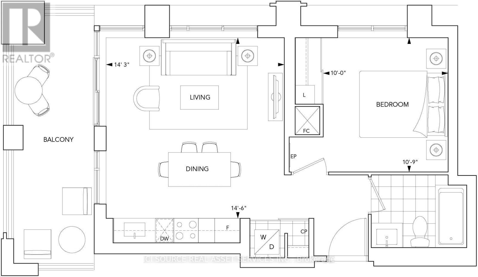 609 - 7 Mabelle Avenue, Toronto, Ontario  M9A 0C9 - Photo 9 - W12810666
