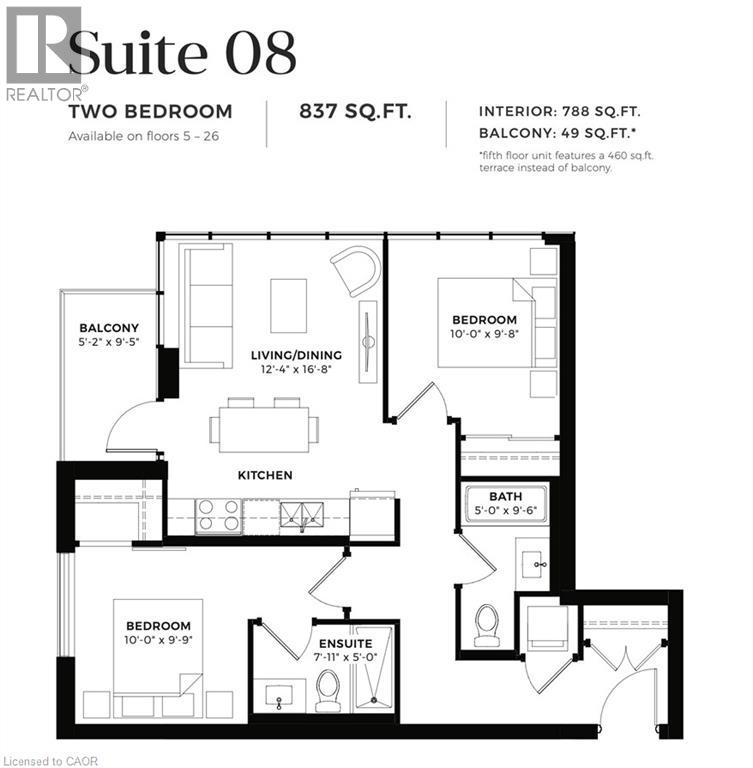 108 Garment Street Unit# 508, Kitchener, Ontario  N2G 0E2 - Photo 2 - 40806709