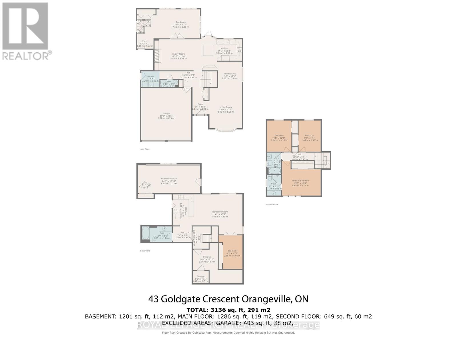 43 Goldgate Crescent, Orangeville, Ontario  L9W 4B6 - Photo 50 - W12811268