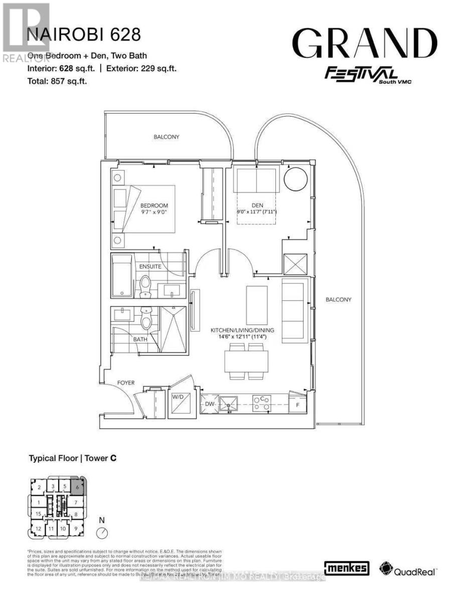 5806 - 8 Interchange Way, Vaughan, Ontario  L4K 5Z7 - Photo 2 - N12810352