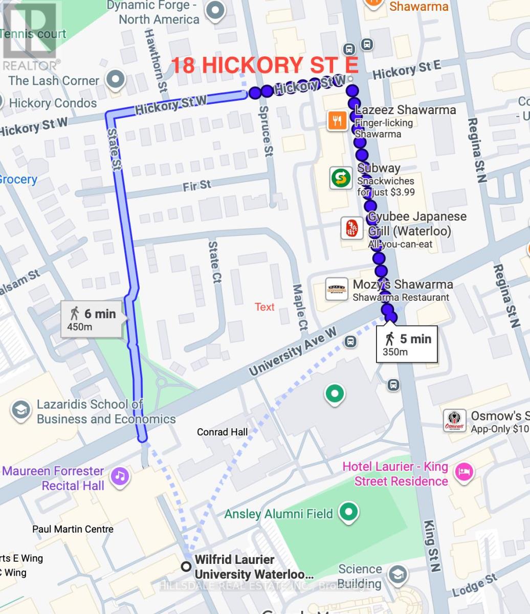 Th 4 - 18 Hickory Street W, Waterloo, Ontario  N2L 3H6 - Photo 5 - X12812002