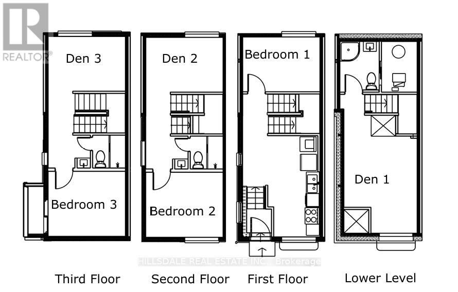 Th 4 - 18 Hickory Street W, Waterloo, Ontario  N2L 3H6 - Photo 6 - X12812002