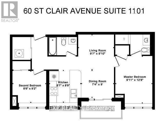 1101 - 60 St Clair Avenue W, Toronto, Ontario  M4V 1M7 - Photo 14 - C12812210