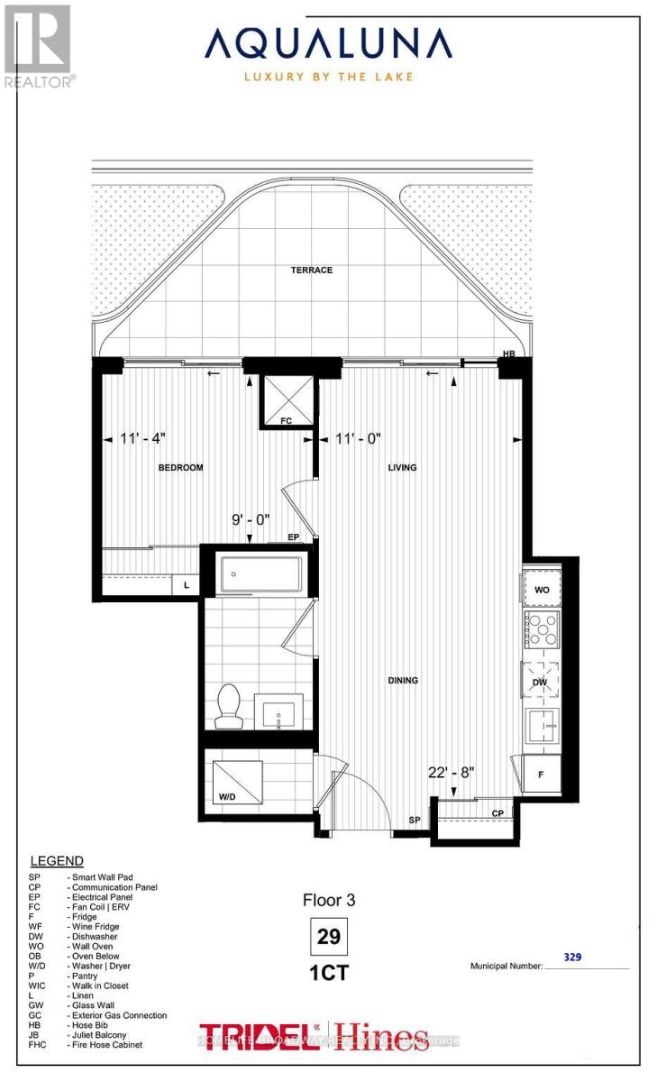 329 - 155 Merchant's Wharf Avenue, Toronto (Waterfront Communities), Ontario  M5A 0Y4 - Photo 10 - C12813258