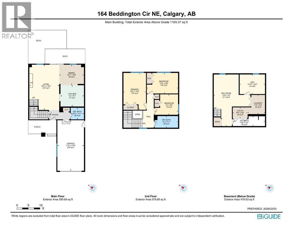 164 Beddington Circle Ne, Calgary, Alberta T3K 1K6 - Photo 43 - A2283751