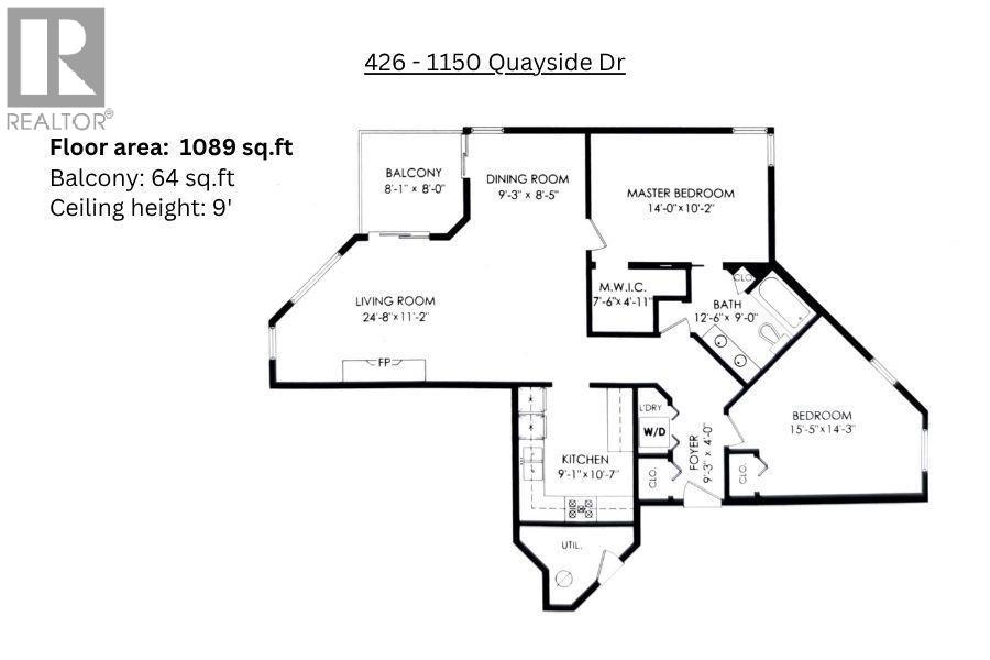 426 1150 Quayside Drive, New Westminster, British Columbia  V3M 6E1 - Photo 31 - R3090552