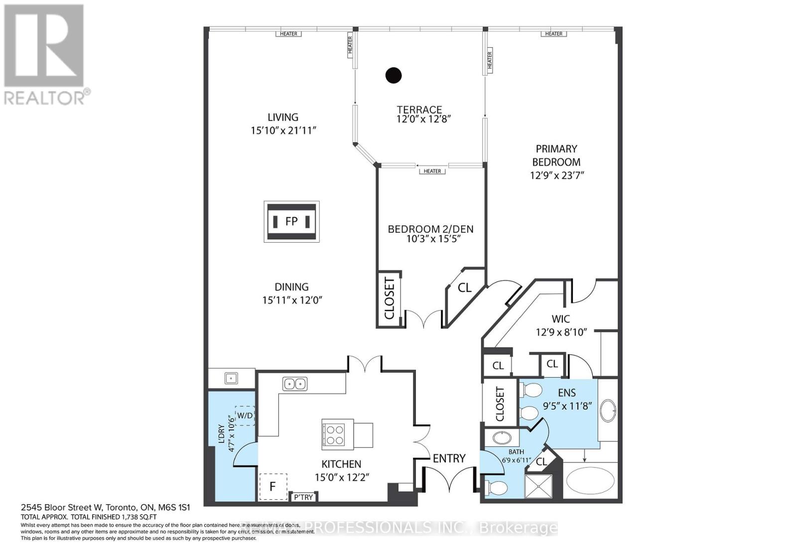 404 - 2545 Bloor Street W, Toronto, Ontario  M6S 1S1 - Photo 34 - W12817222