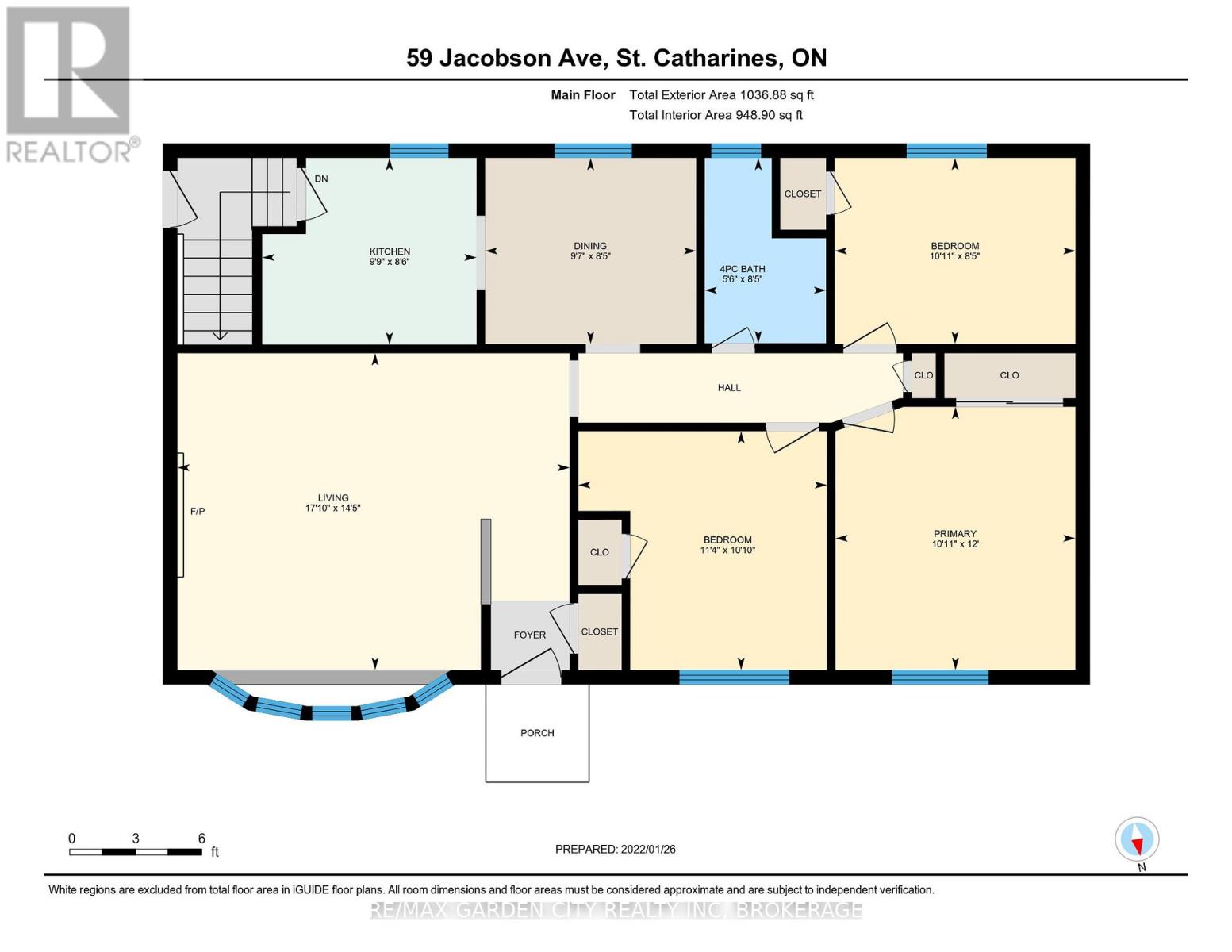 Main Floor - 59 Jacobson Avenue, St. Catharines (Glendale/glenridge), Ontario  L2T 3A2 - Photo 12 - X12819418