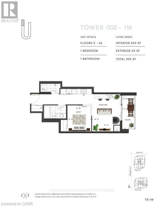 1805 - 15 Wellington Street, Kitchener, Ontario  N2G 0E4 - Photo 2 - X12820246