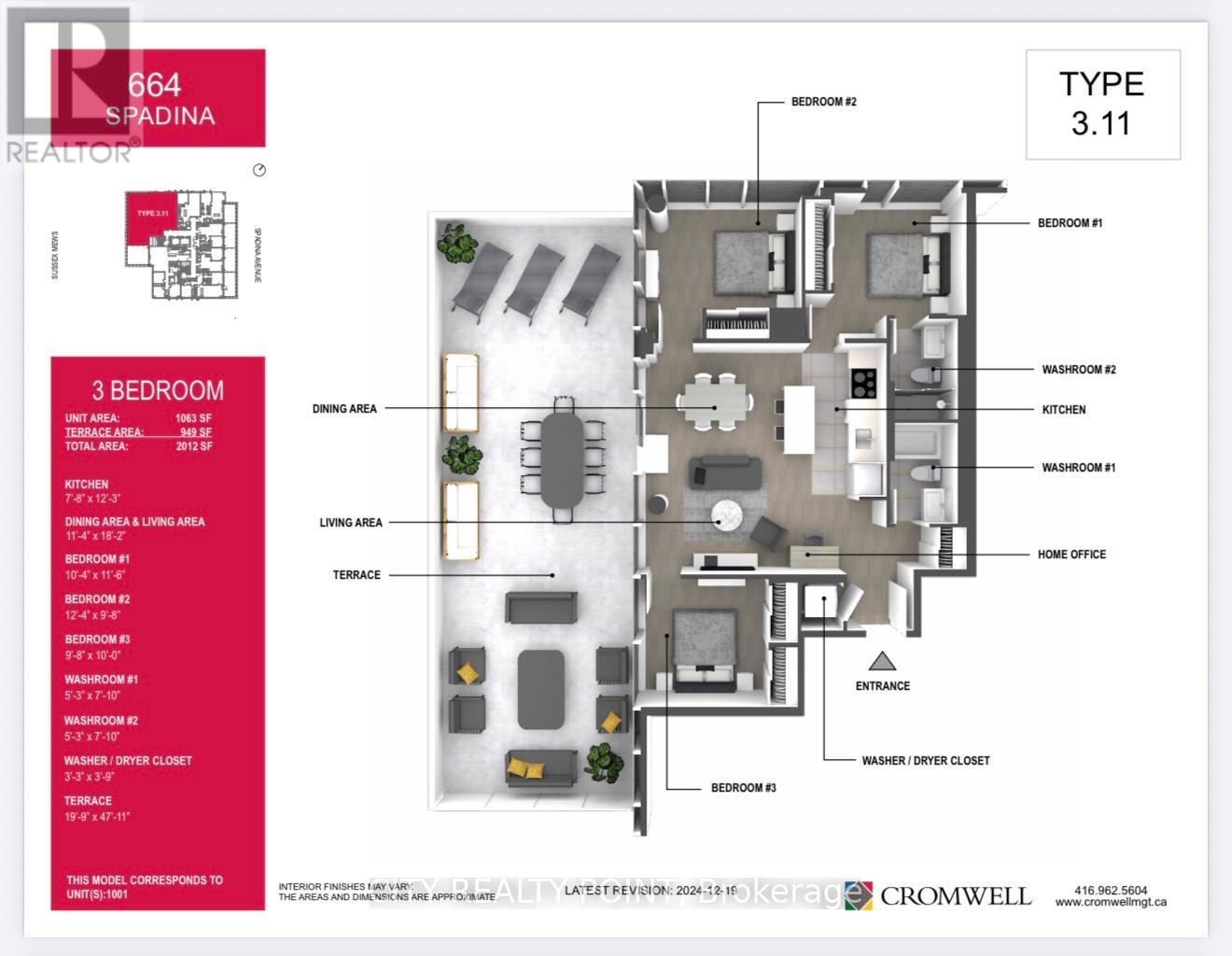 1001 - 664 Spadina Avenue, Toronto, Ontario  M5S 2H7 - Photo 17 - C12768482