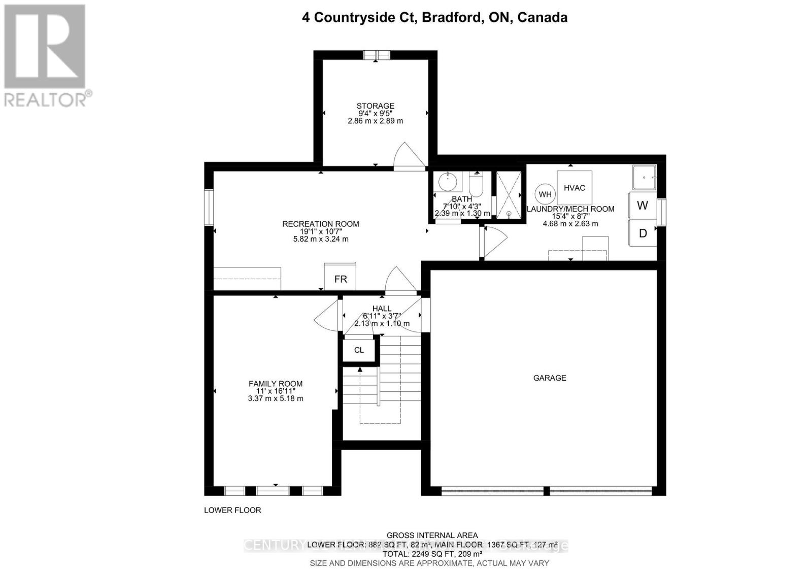 4 Countryside Court, Bradford West Gwillimbury, Ontario  L3Z 2Z8 - Photo 43 - N12821670