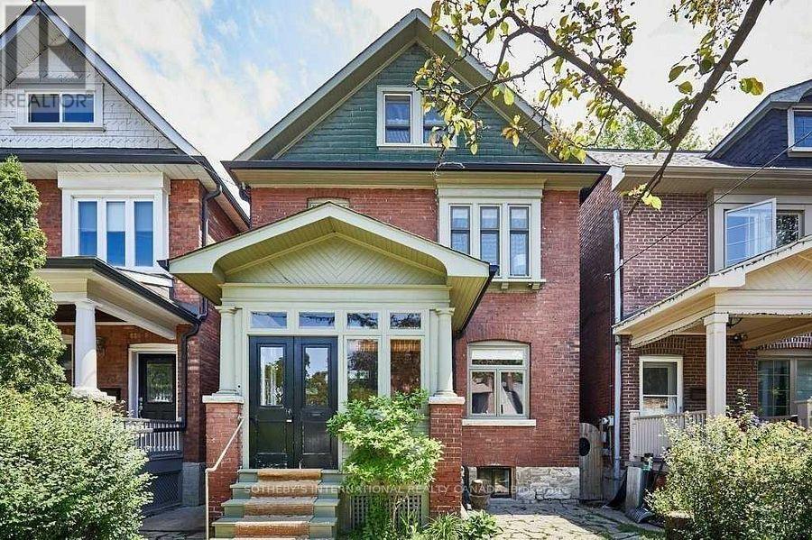 Welcome to an elegant & distinguished 2.5-storey detached residence nestled on a quiet, tree-lined street in the heart of highly coveted High Park North. This exceptional home masterfully blends timeless character with modern versatility, offering a rare opportunity in one of Toronto's most established & cherished west-end neighbourhoods. Thoughtfully designed for both refined entertaining and comfortable family living, the home features 5 bedrooms, 2 full baths across. Sunlight pours into the principal rooms, enhancing the warmth and architectural charm. Ideal for growing families, dedicated home offices, or private retreats. A notable highlight is the separate entrance to a self-contained 1 bedroom basement suite. Whether utilized for rental income, multigenerational living, or an elegant guest quarters, this space adds functionality & long-term investment appeal. The laneway access presents an increasingly rare & compelling opportunity: the potential to construct an approx. 1,600 sq. ft. laneway residence (subject to municipal approvals). Envision a sophisticated detached dwelling, a premium income-generating property, or a custom-built space designed to elevate overall estate value. Just moments from the 400+ acres of High Park's scenic trails, gardens, sports facilities, & year-round recreation, residents enjoy an extraordinary balance of urban energy & natural serenity. Bloor West Village and The Junction are nearby, offering boutique shops, charming cafés, acclaimed dining,  & everyday conveniences. Seamless transit connections, including subway access, UP Express, provide efficient travel throughout the city and direct access to Pearson International Airport.Surrounded by respected schools & a strong sense of community. This long-term investment in lifestyle, flexibility & future potential is a rare offering that delivers comfort, income opportunities & expansion possibilities, all within one of Toronto's most enduring and prestigious neighbourhoods. (id:48254)