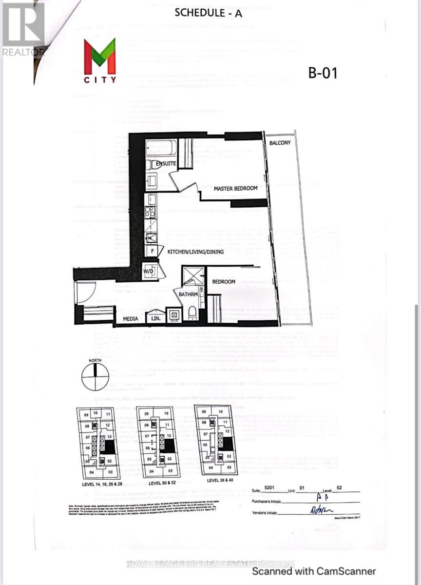 5201 - 3900 Confederation Parkway, Mississauga, Ontario  L5B 0M3 - Photo 8 - W12824686