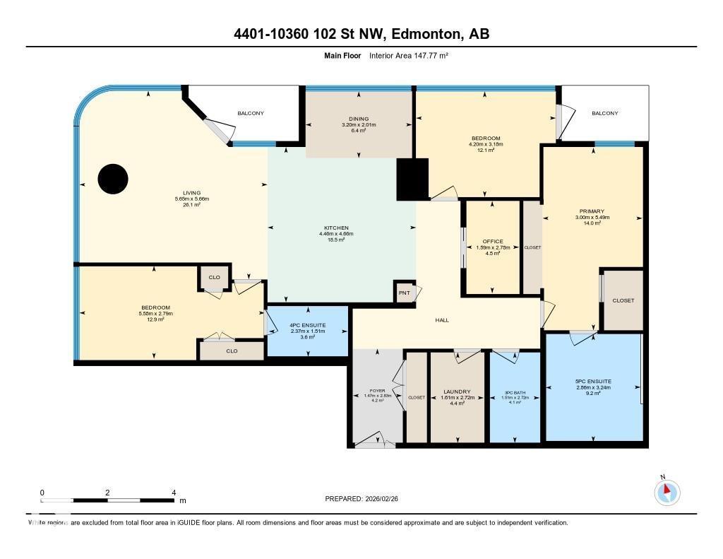 #4401 10360 102 St Nw, Edmonton, Alberta  T5J 0K6 - Photo 72 - E4474991
