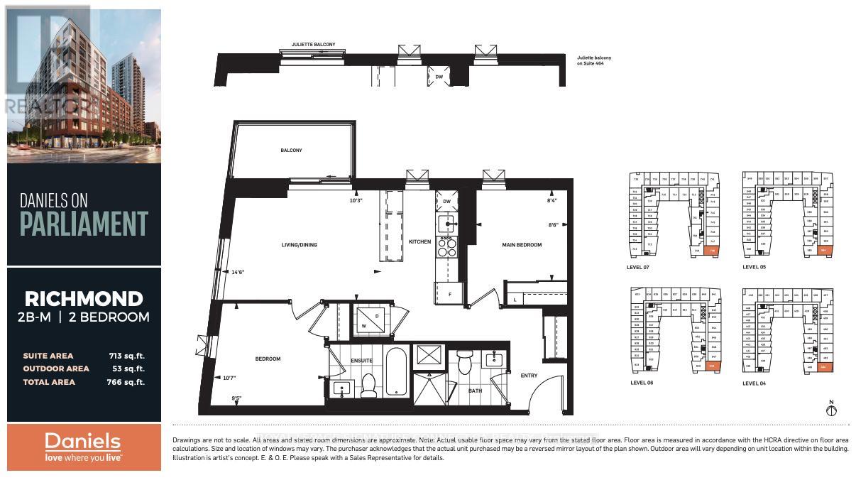 464 - 30 Dreamers Way, Toronto (Regent Park), Ontario  M5A 2G5 - Photo 2 - C12826148