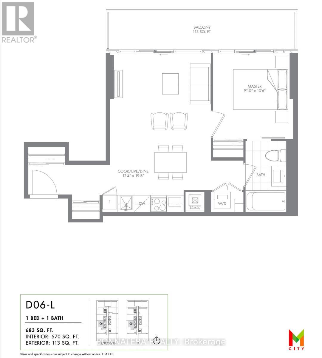 606 - 3900 Confederation Parkway, Mississauga, Ontario  L5B 0M3 - Photo 4 - W12827070