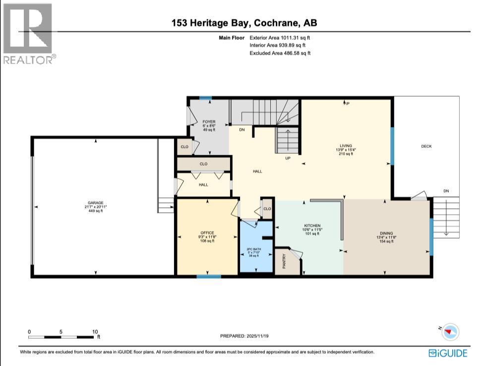 153 Heritage Bay, Cochrane, Alberta  T4C 0L5 - Photo 47 - A2288162