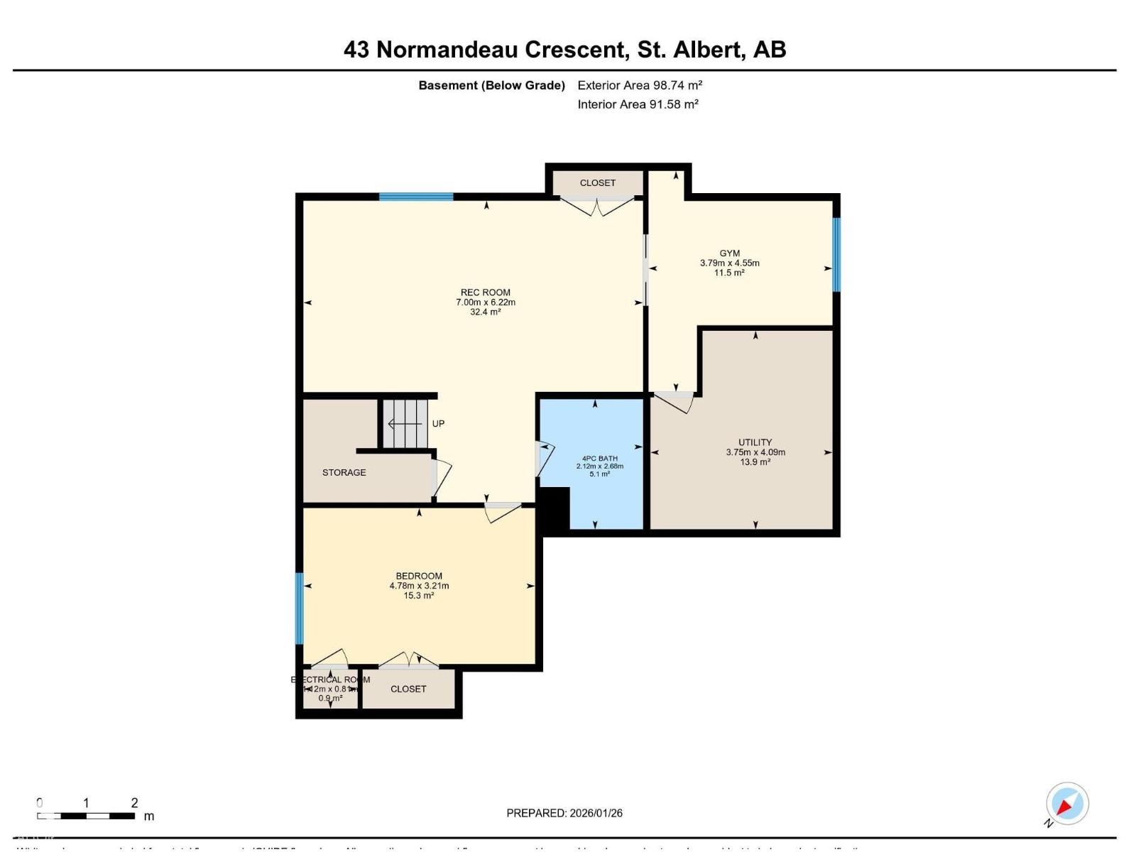 43 Normandeau Cr, St. Albert, Alberta  T8N 3C7 - Photo 57 - E4475173