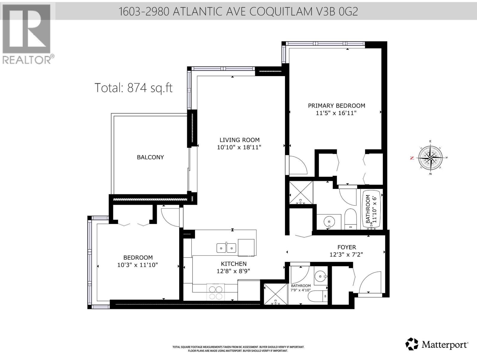 1603 2980 Atlantic Avenue, Coquitlam, British Columbia  V3B 0G2 - Photo 17 - R3094394